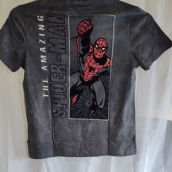 Marvel Spider-Man Charcoal Kids Tee - Picture 2 of 2